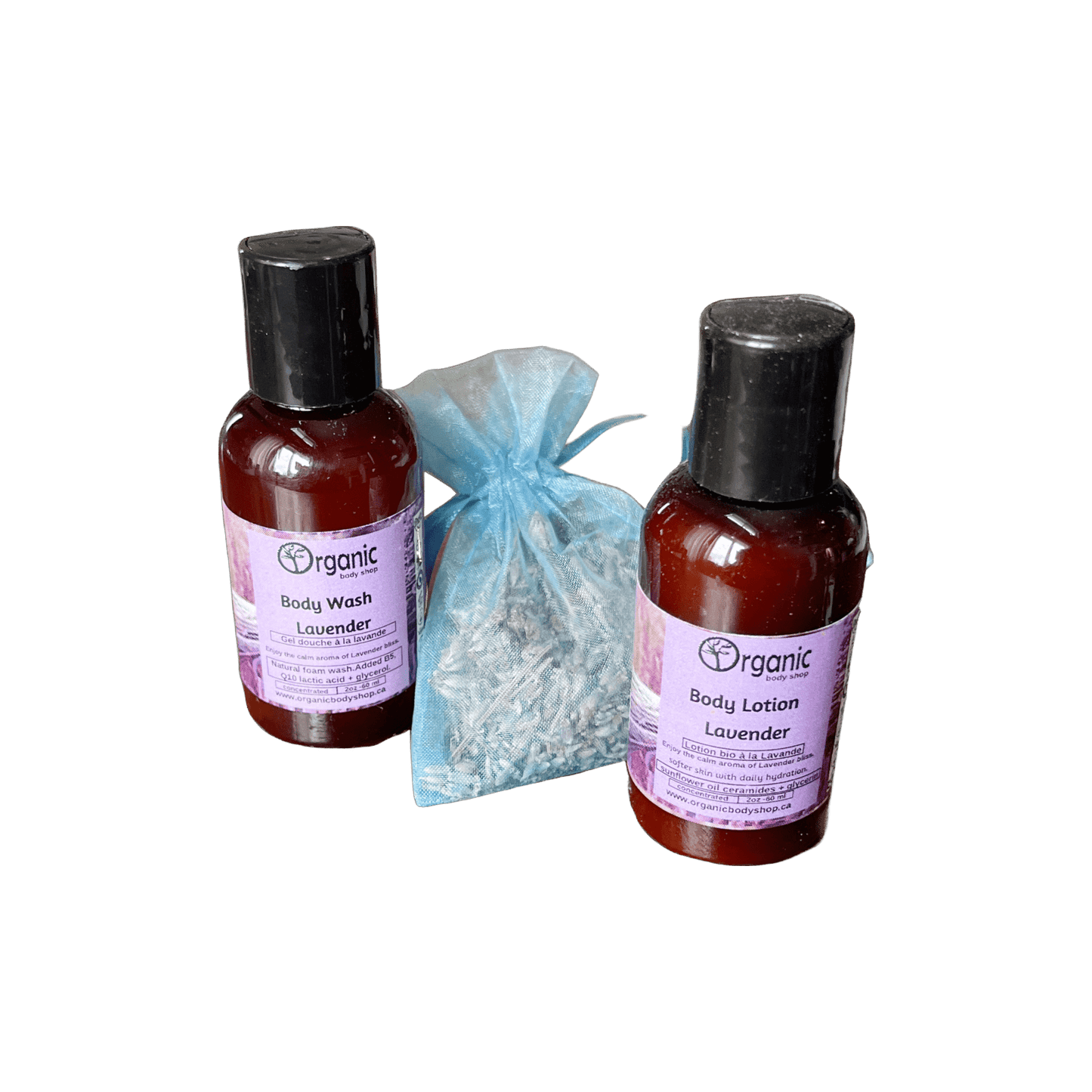 Lavender Bliss bath+body mini gift - Organic Body Shop