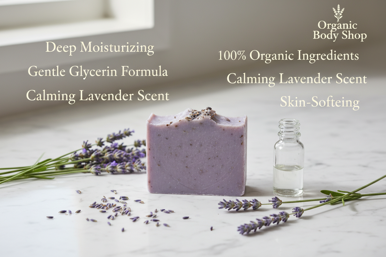 Calm Lavender Hydrating Soap Bar. 4oz
