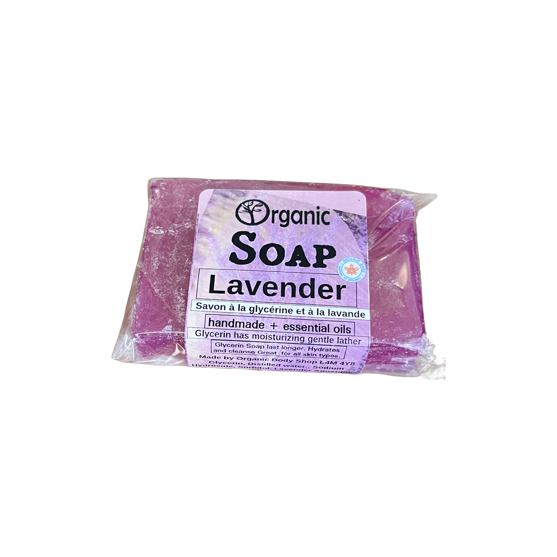 Lavender Hydrating Soap Bar. 118ml - Organic Body Shop