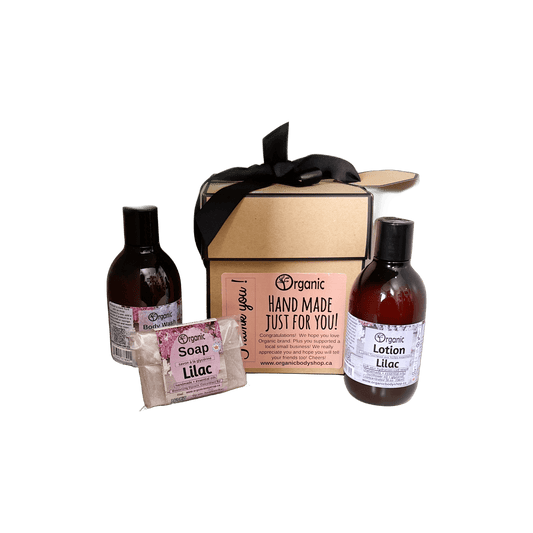 Lilac Bath & Body Gift.3pc. Lilac in spring. - Organic Body Shop
