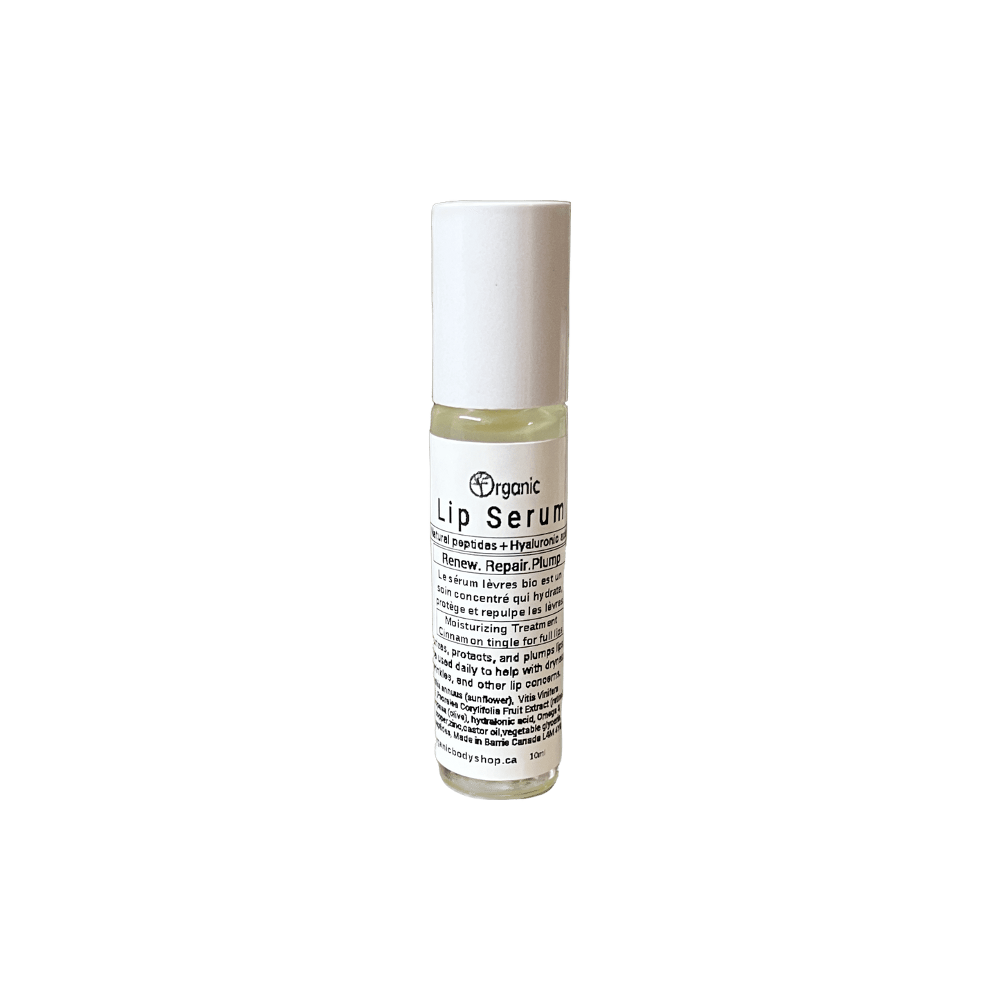 Lip Serum roller. hydrate.plump.repair. 10ml - Organic Body Shop