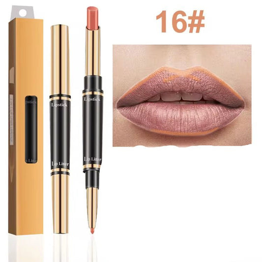 Lipstick and Liner Pencil. Nude pink - Organic Body Shop