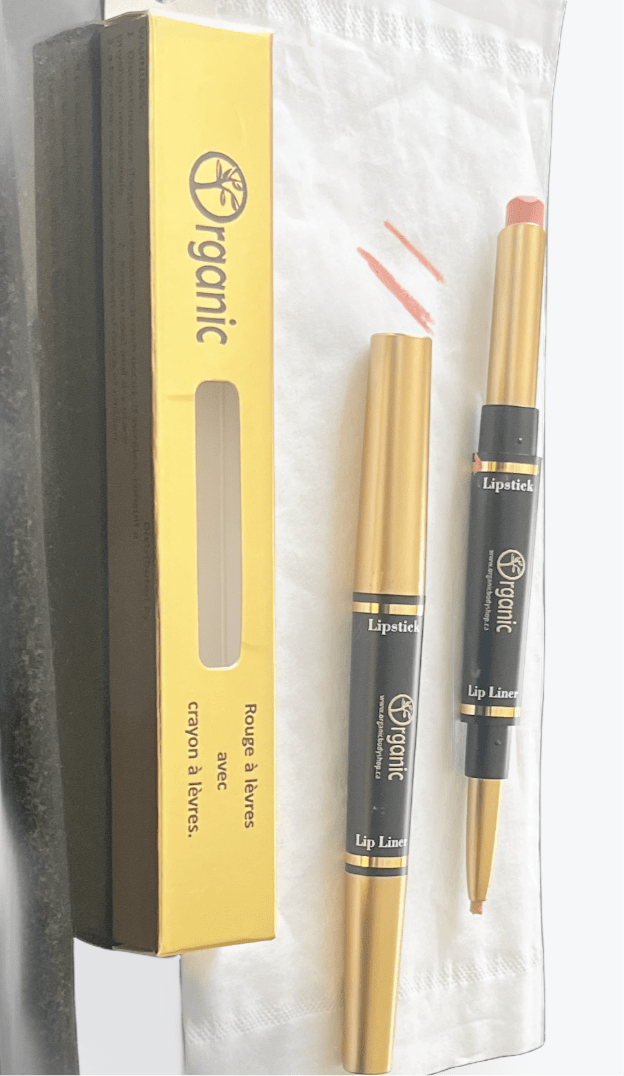 Lipstick and Liner Pencil. Nude pink - Organic Body Shop