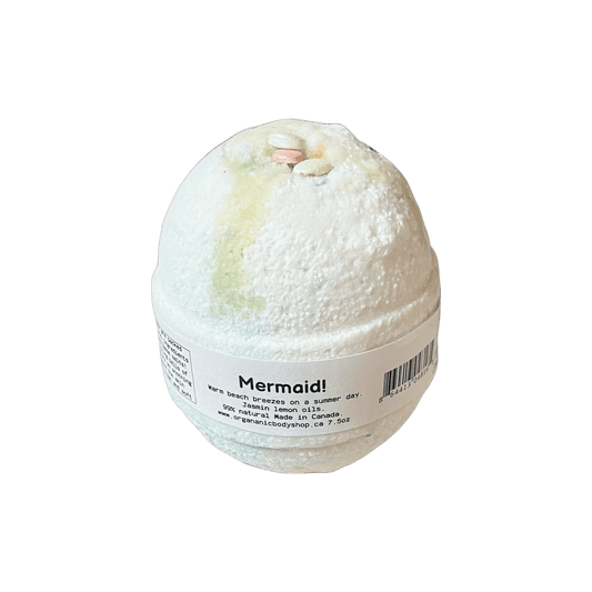Mermaid bath bomb. Beachy aroma! - Organic Body Shop
