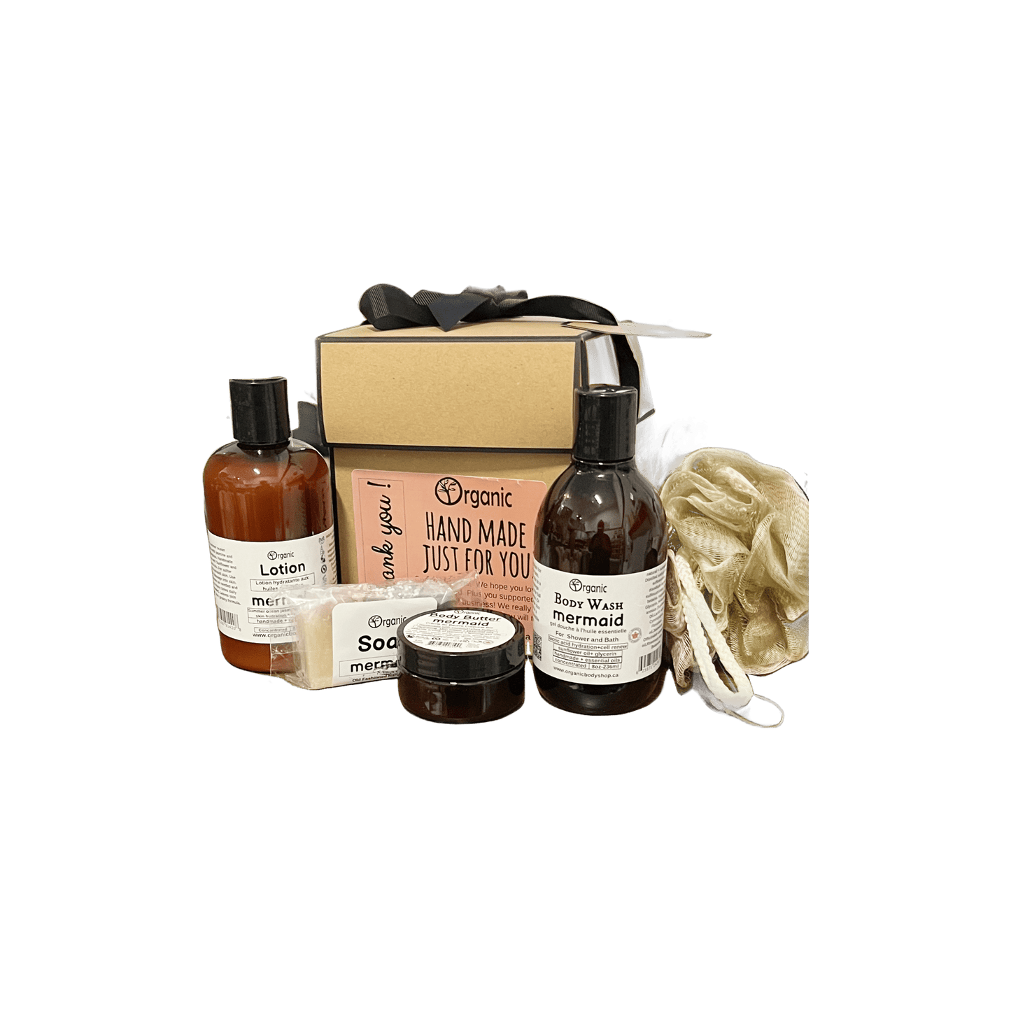 Mermaid bath+body Gift.Beachy Aroma! 5pc - Organic Body Shop