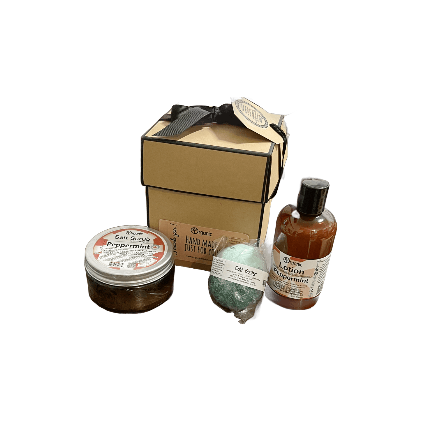 Minty cool bath body gift - Organic Body Shop