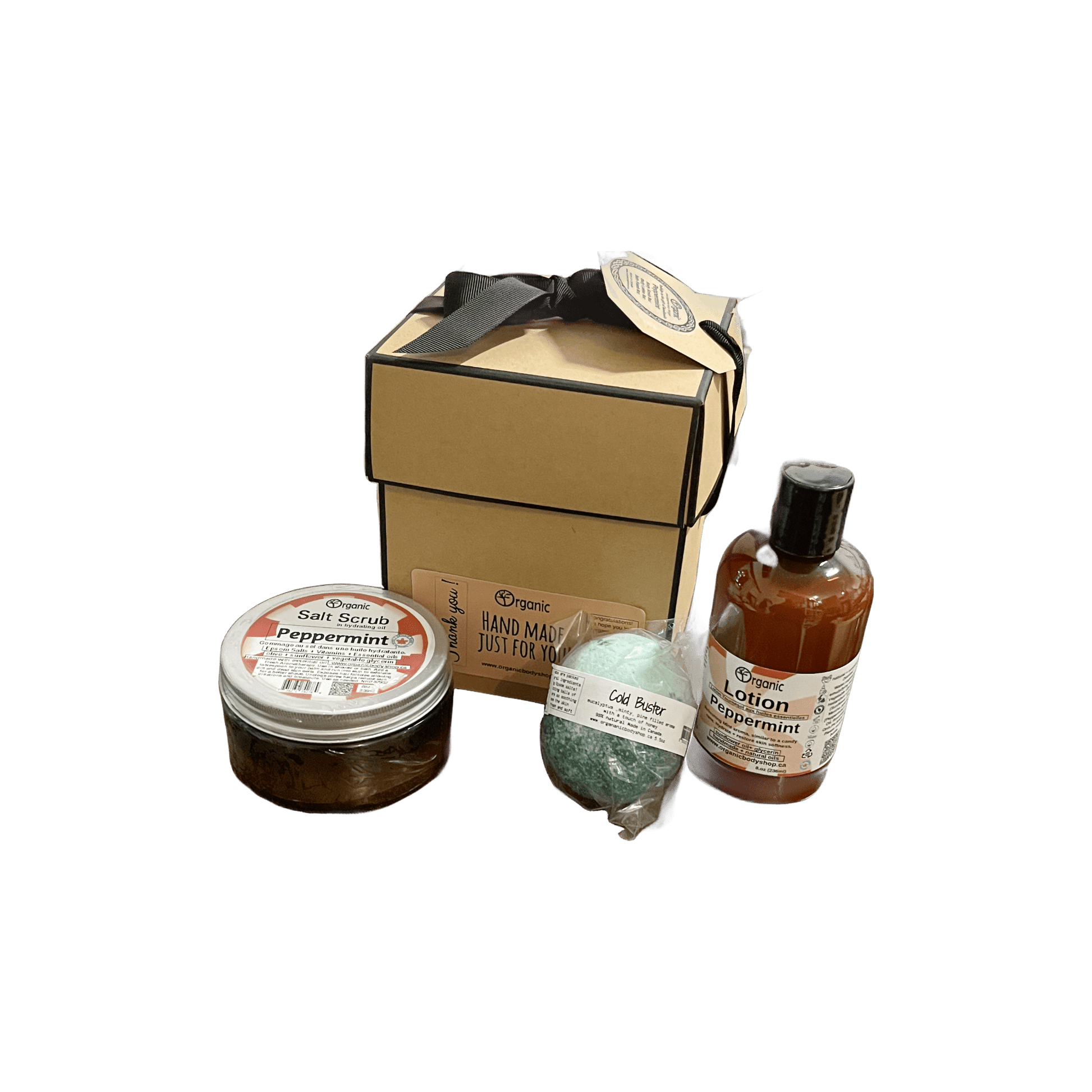 Minty cool bath body gift - Organic Body Shop