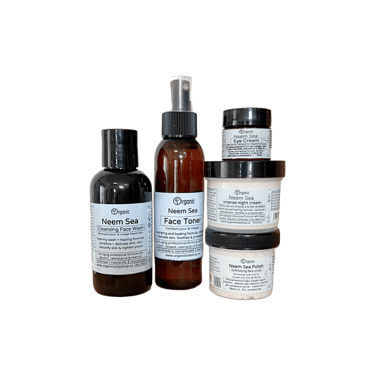 Neem Sea Face Travel Kit. balance+restore sensitive - Organic Body Shop