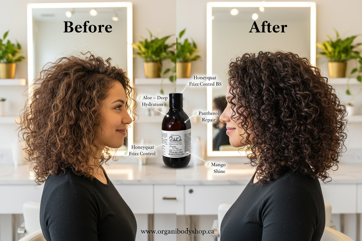 Organic Curl Shampoo - Bottle in Center