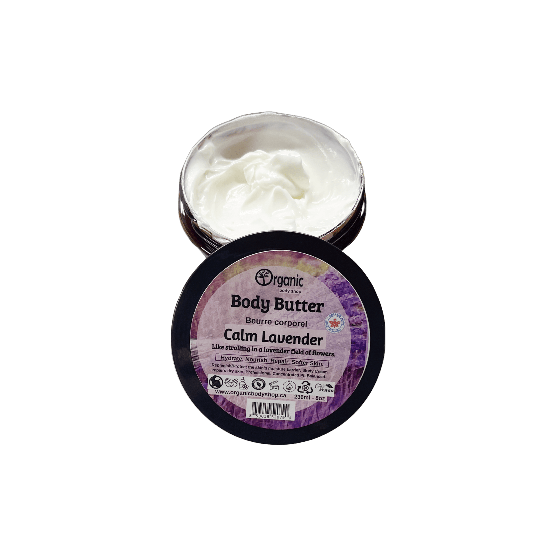 Patchouli Body Butter Happie Hippie. 8oz - Organic Body Shop