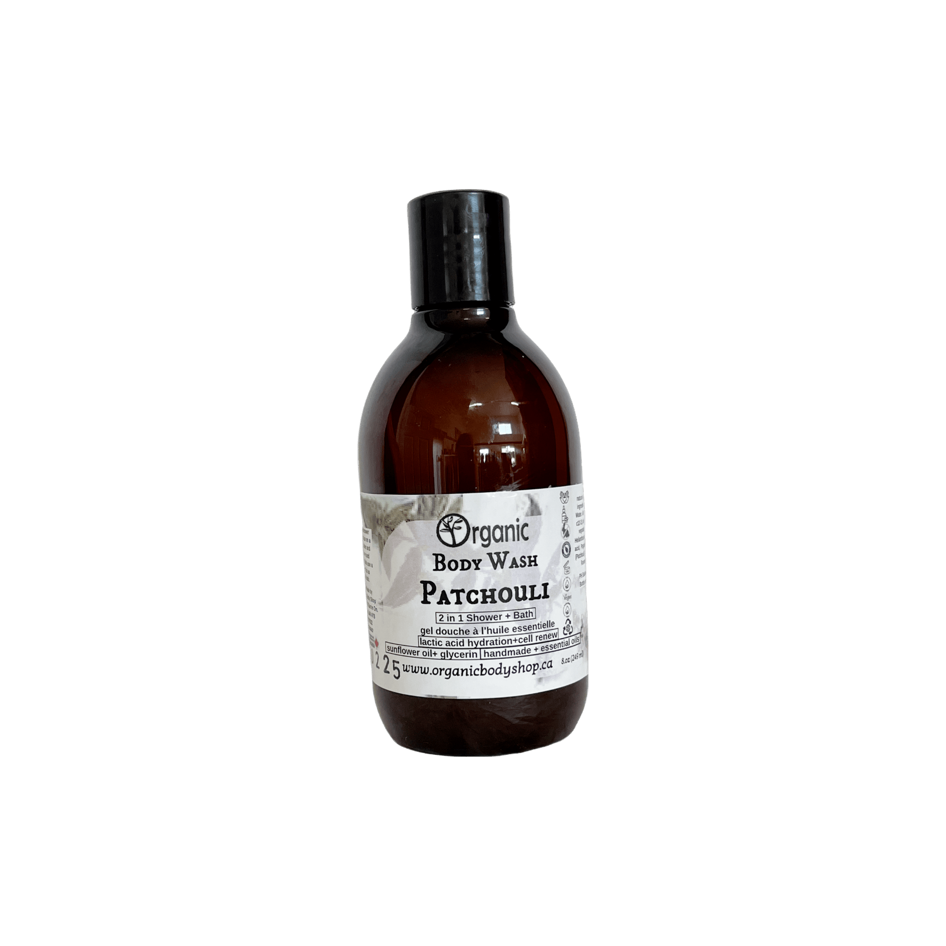 Patchouli Body Wash. Hippie happiness - Organic Body Shop