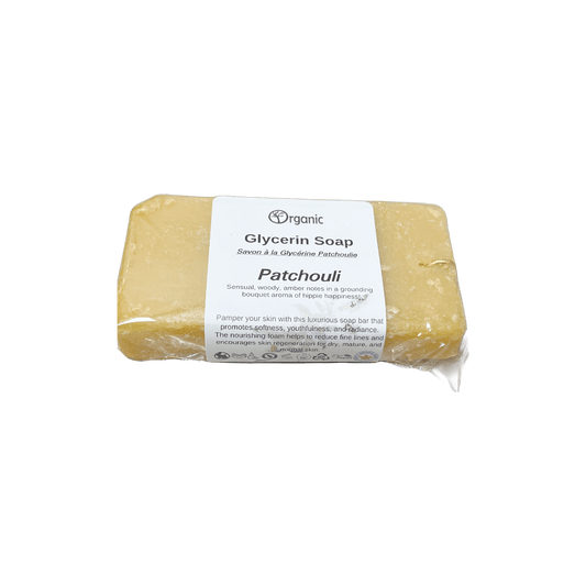 Patchouli hydrating soap bar. hippie happiness - Organic Body Shop