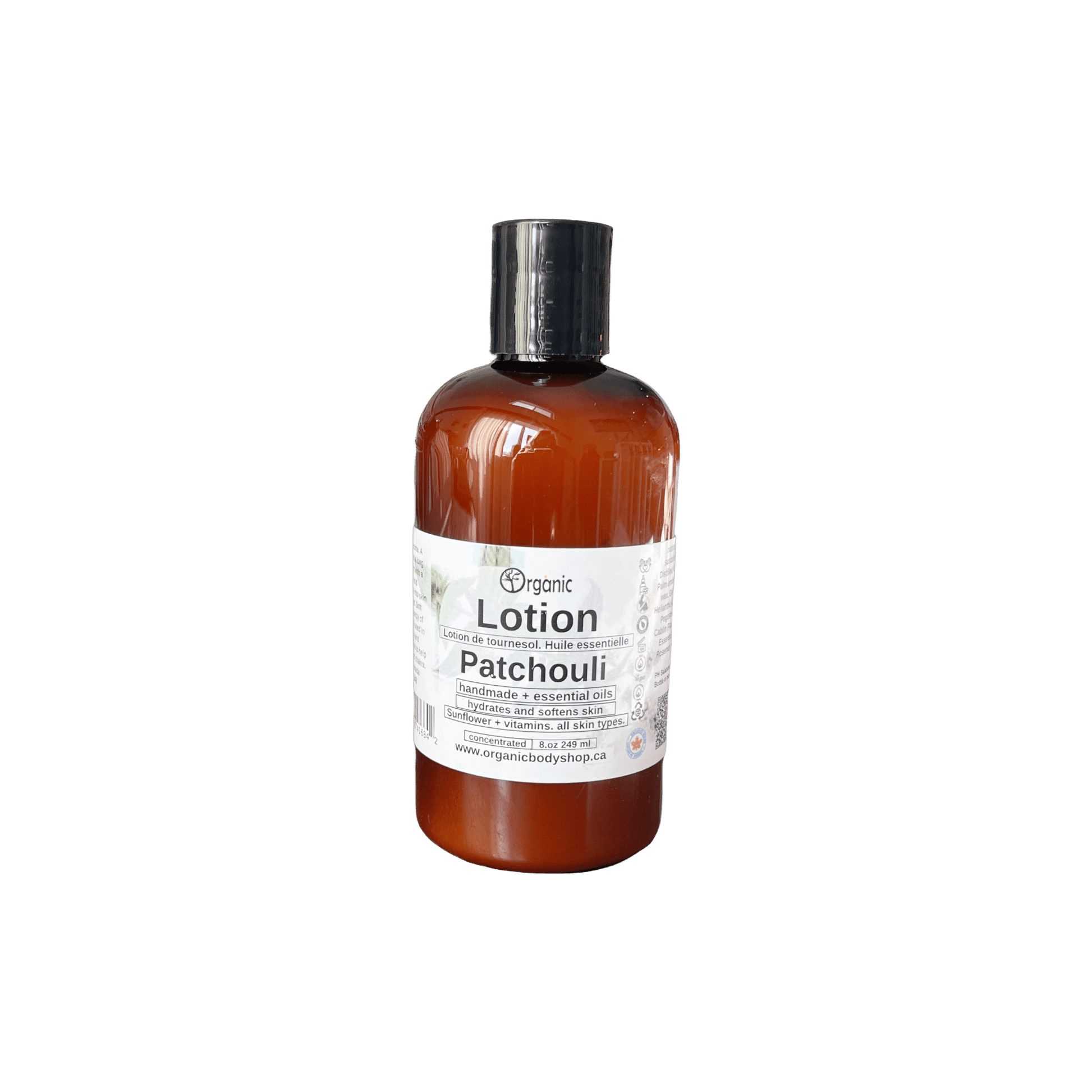 Patchouli Lotion. Woody aroma of hippie happiness - Organic Body Shop