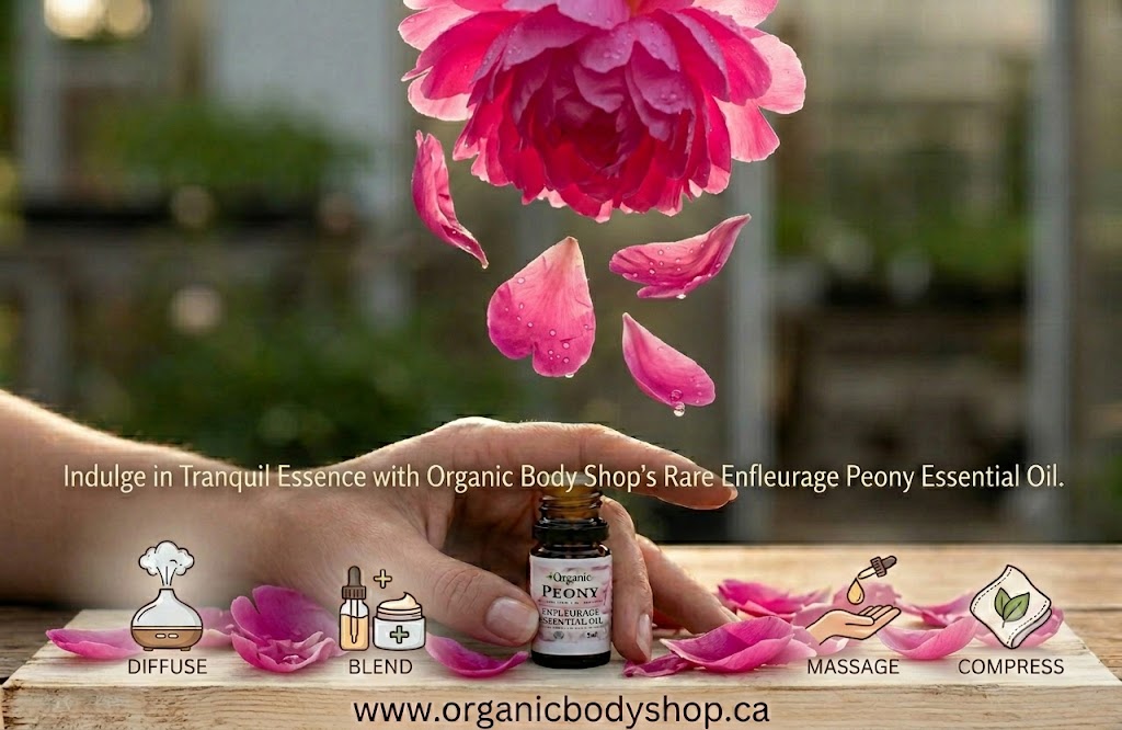 Peony Enfleurage Essential Oil. Wildcrafted -Ontario 5ml