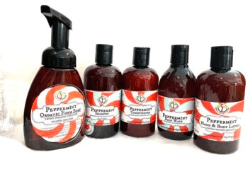 Peppermint Body Wash - cool mint - Organic Body Shop