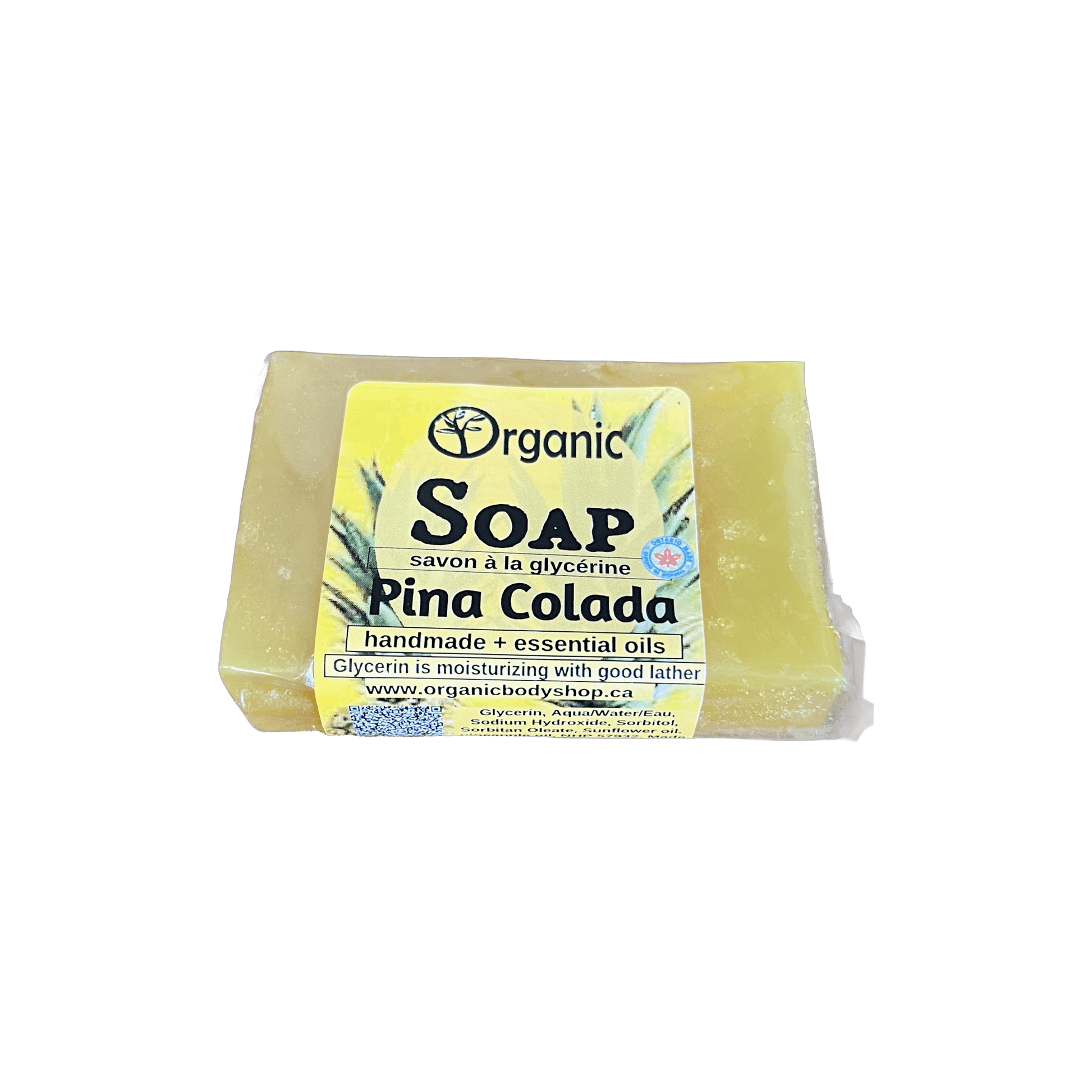 Pina Colada hydrating soap bar 118ml - Organic Body Shop