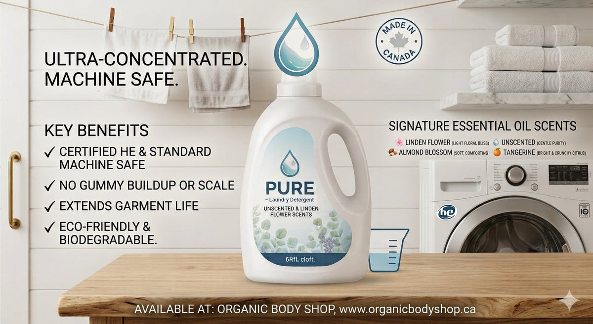 Pure Laundry detergent. Unscented or Linden flower