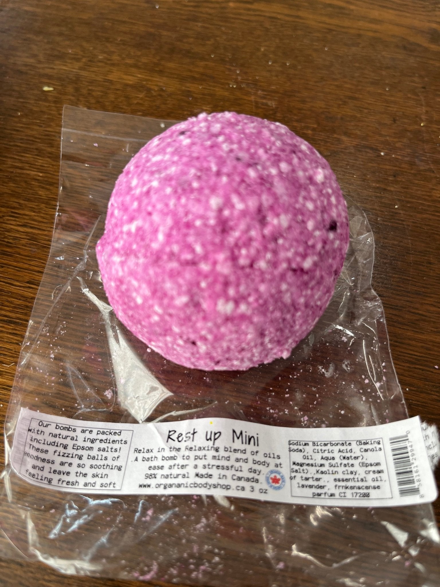 Rest Up Mini Bomb 100ml - Organic Body Shop