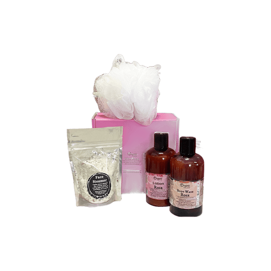 Rose body care. Roses are red. Your skin will bloom gift set. - Organic Body Shop