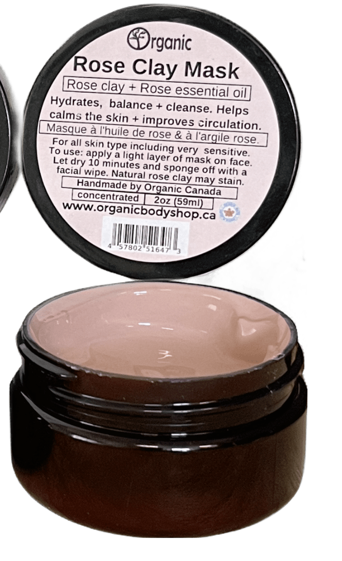 Rose Clay Mask - Organic Body Shop