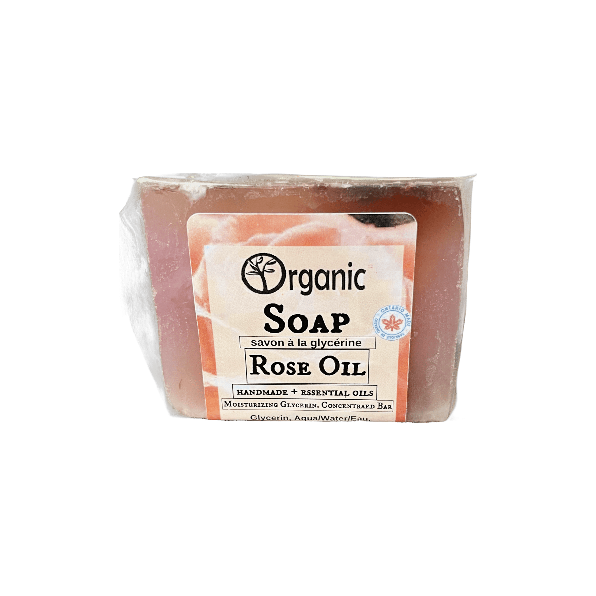 Rose hydrating soap bar. Like a walk in country rose garden.118ml - Organic Body Shop