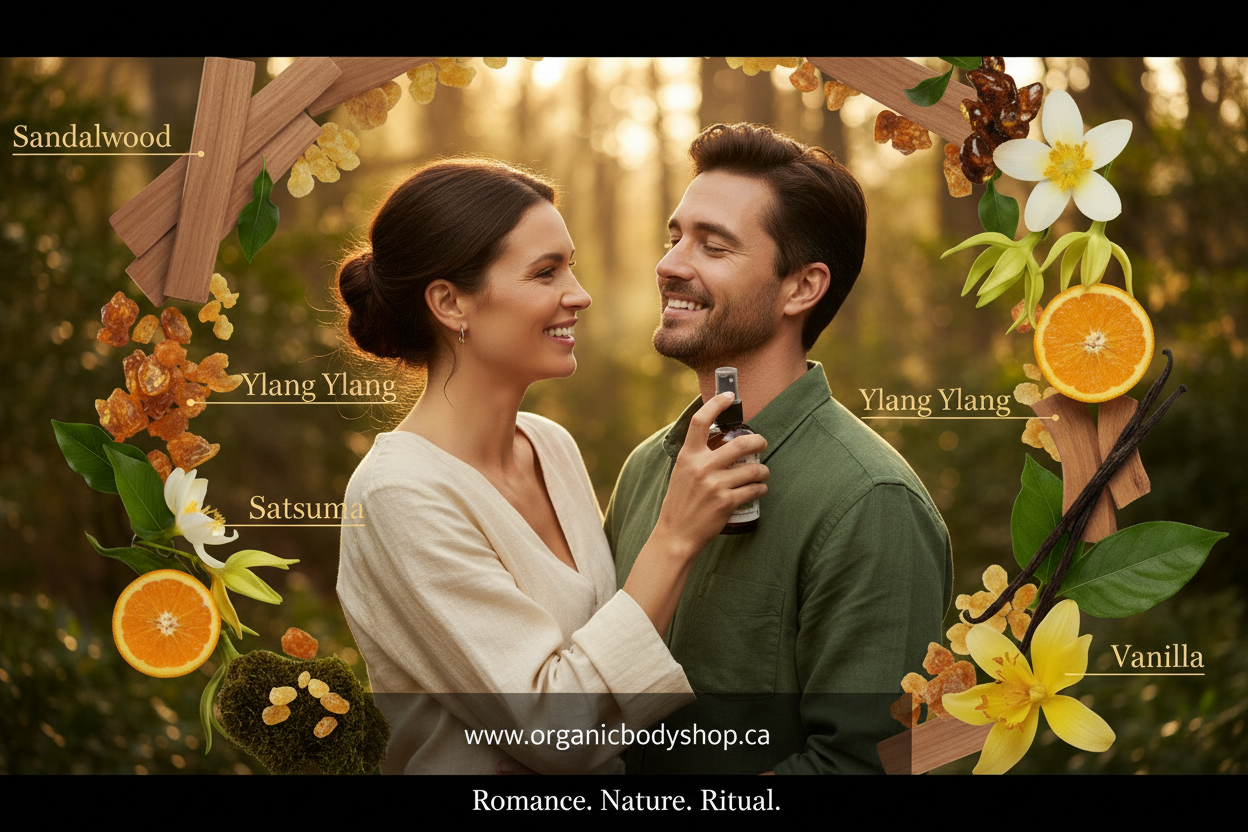 Sacred Woods Body Mist – Couple Marketing Photo