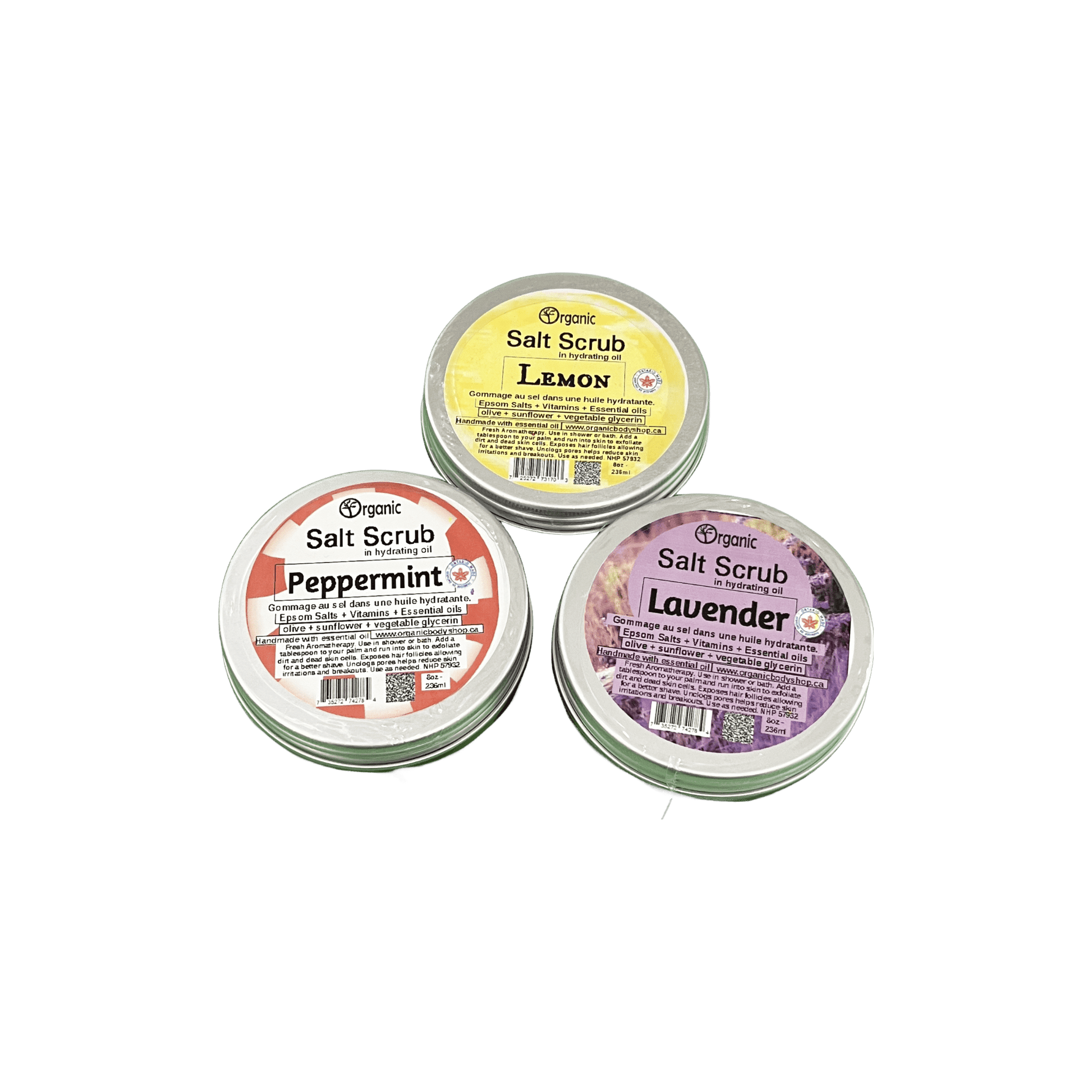 Salt Scrub Magnesium. Cool mint - Organic Body Shop