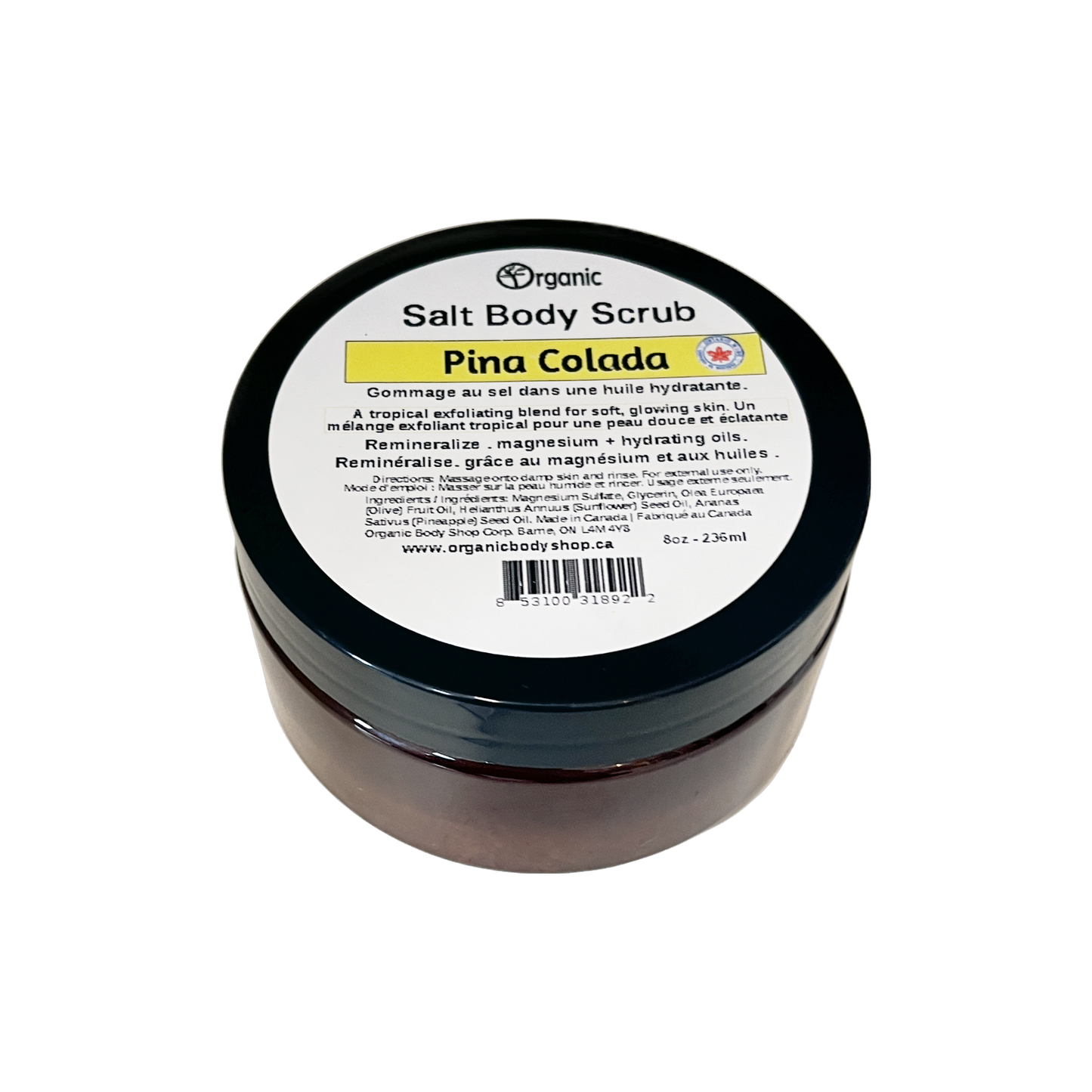 Salt Body Scrub. Pina Colada