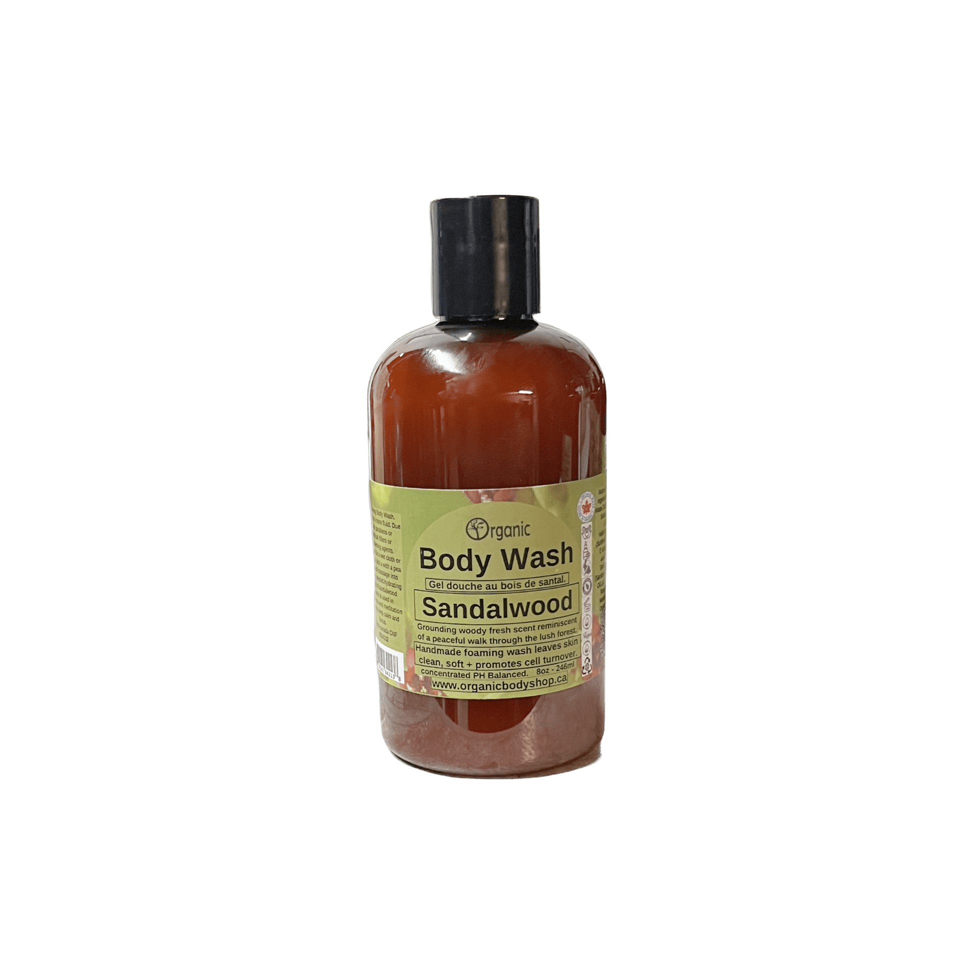Sandalwood Body Wash. Woody fresh - Organic Body Shop