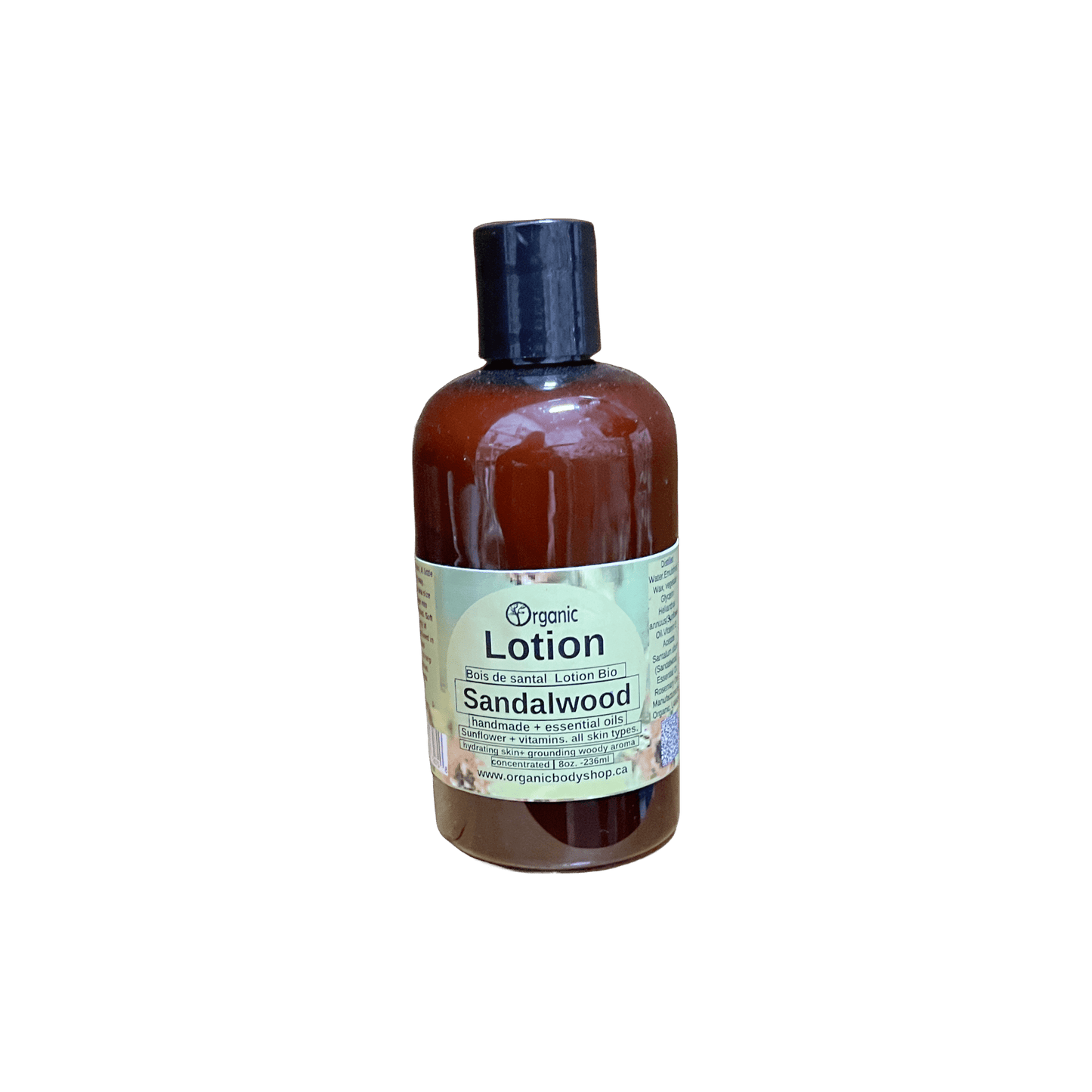 Sandalwood Lotion. Woody fresh - Organic Body Shop