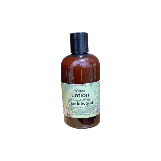 Sandalwood Lotion. Woody fresh - Organic Body Shop