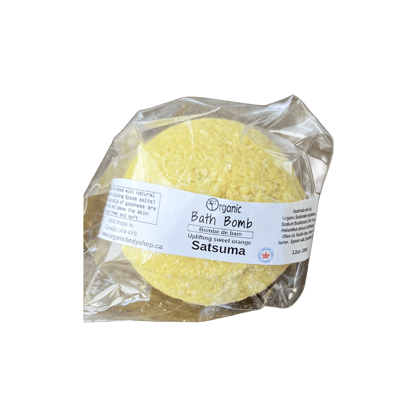 Satsuma Bath Bomb 100ml - Organic Body Shop