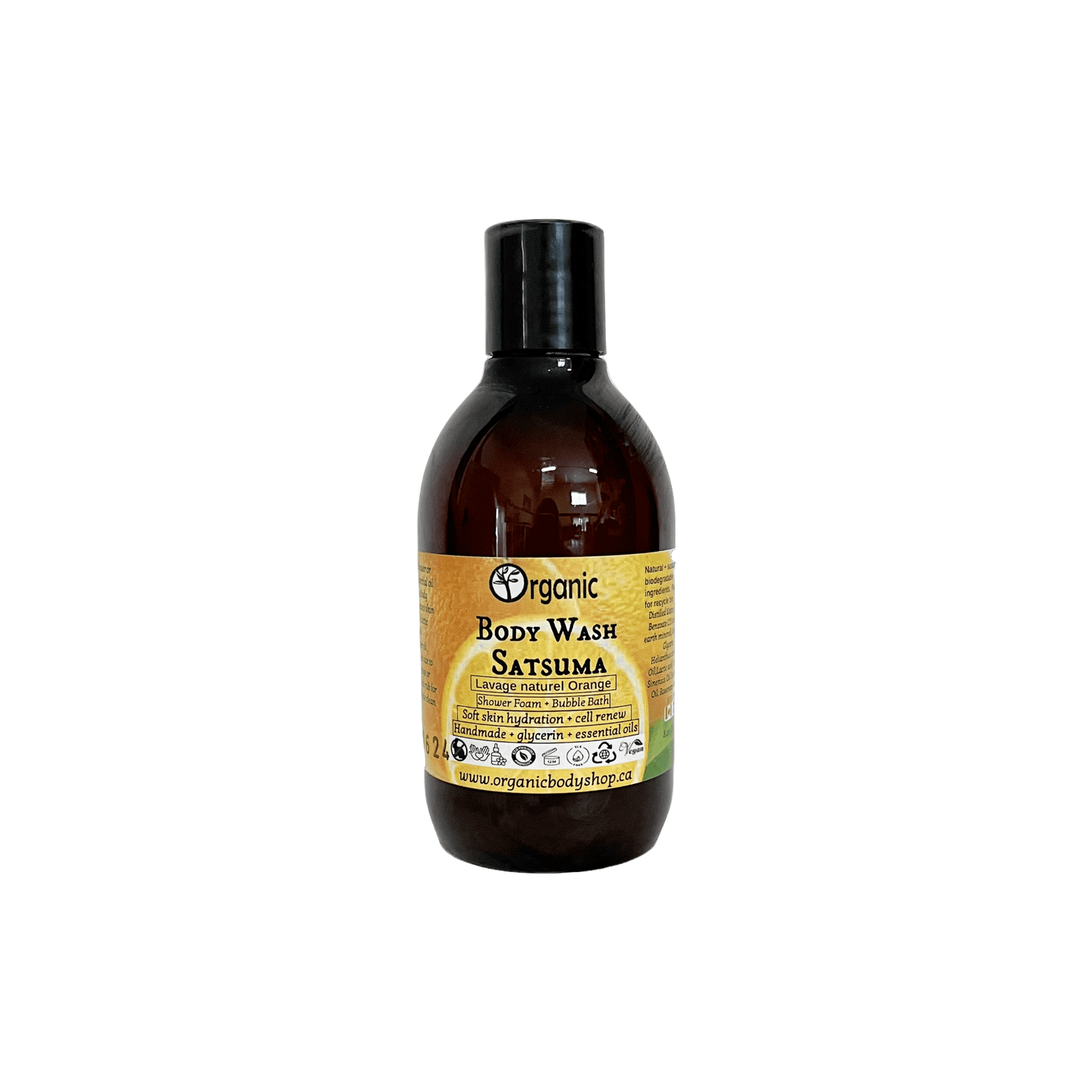 Satsuma Body Wash. Balancing aroma of a fruit orchard. - Organic Body Shop