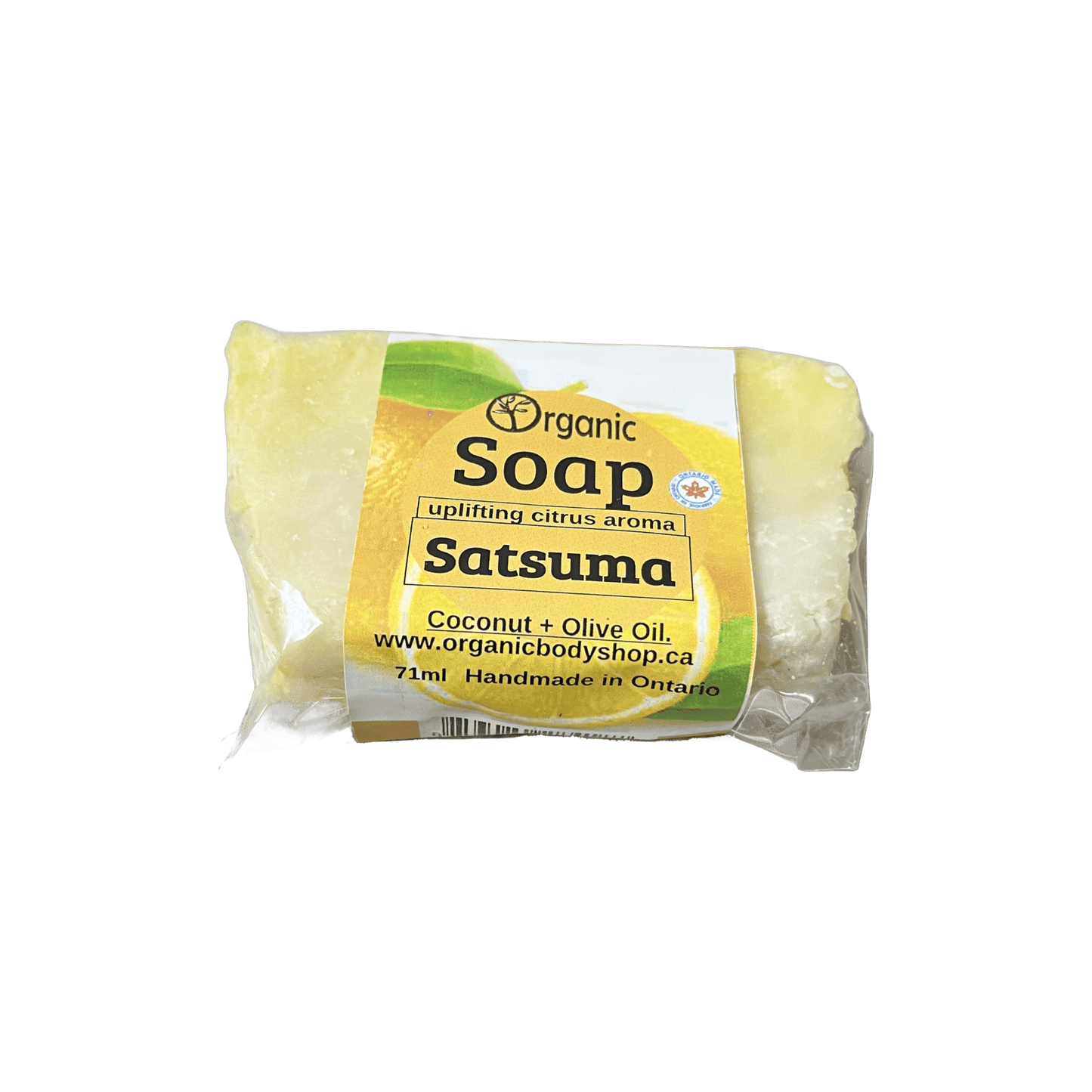 Satsuma gift. citrus balance 3pc bath+body. Wood caddy - Organic Body Shop