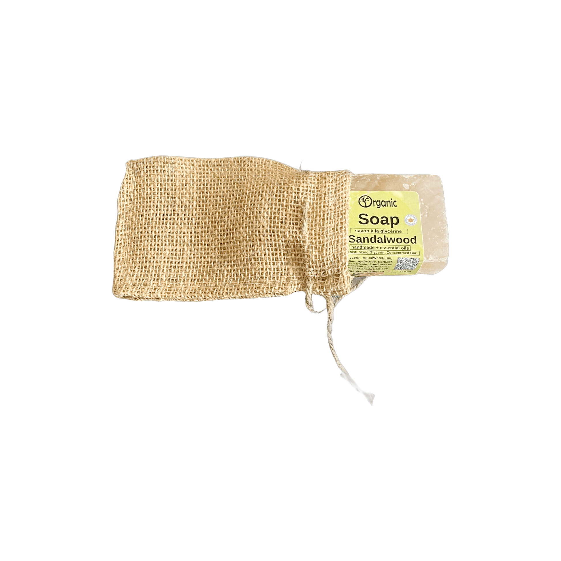 Soap bag.Drawstring.Reusable. - Organic Body Shop