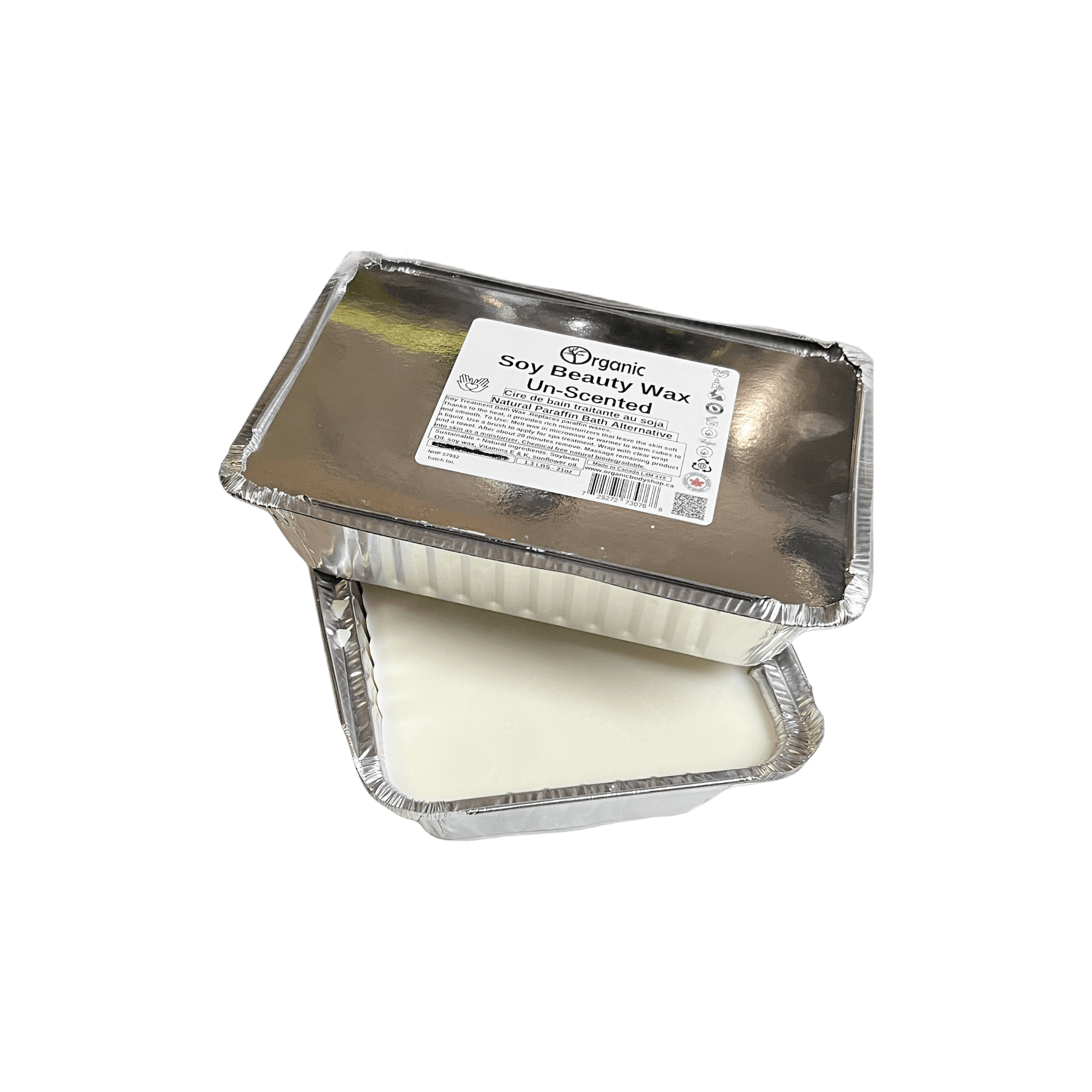 Soy treatment wax. Unscented block - Organic Body Shop