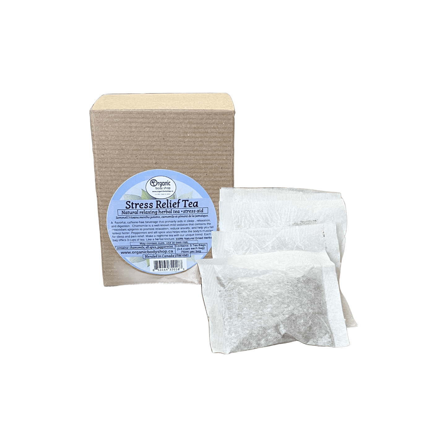 Stress Relief Tea. Nightime soothing tinture - Organic Body Shop