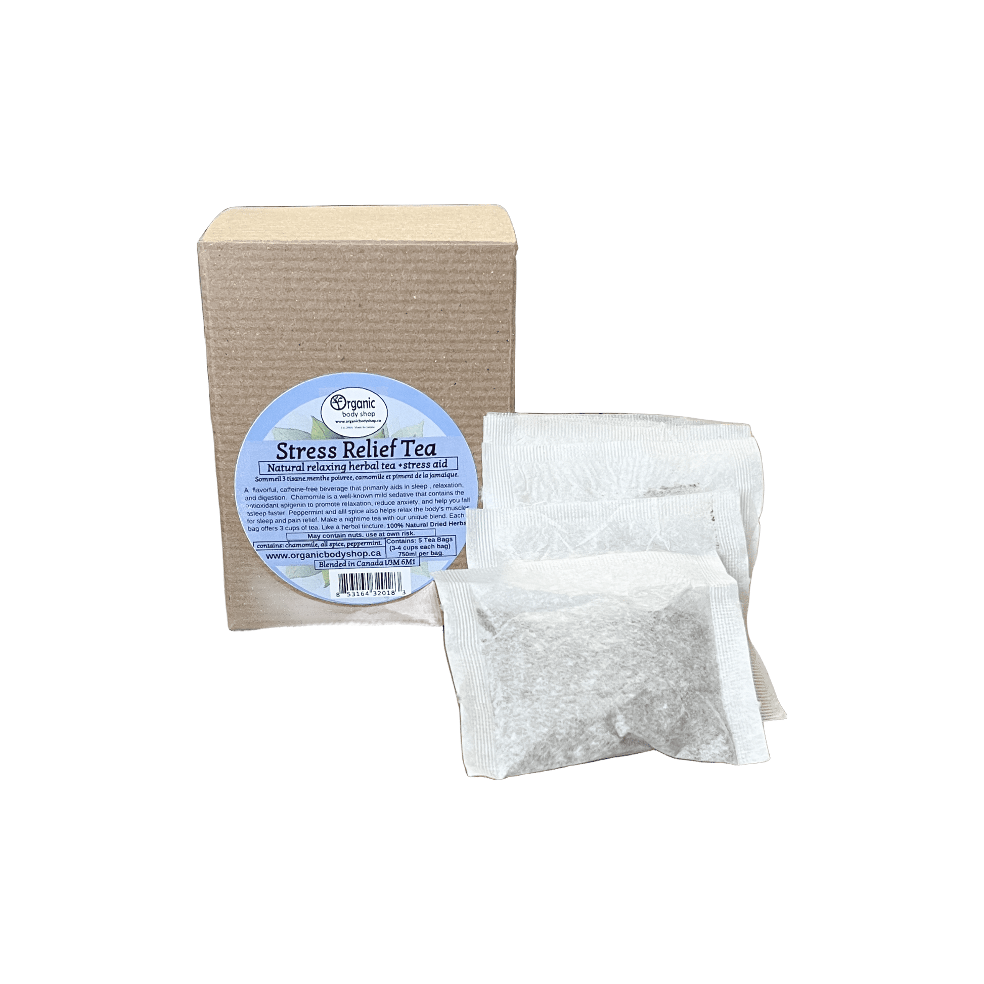 Stress Relief Tea. Nightime soothing tinture - Organic Body Shop