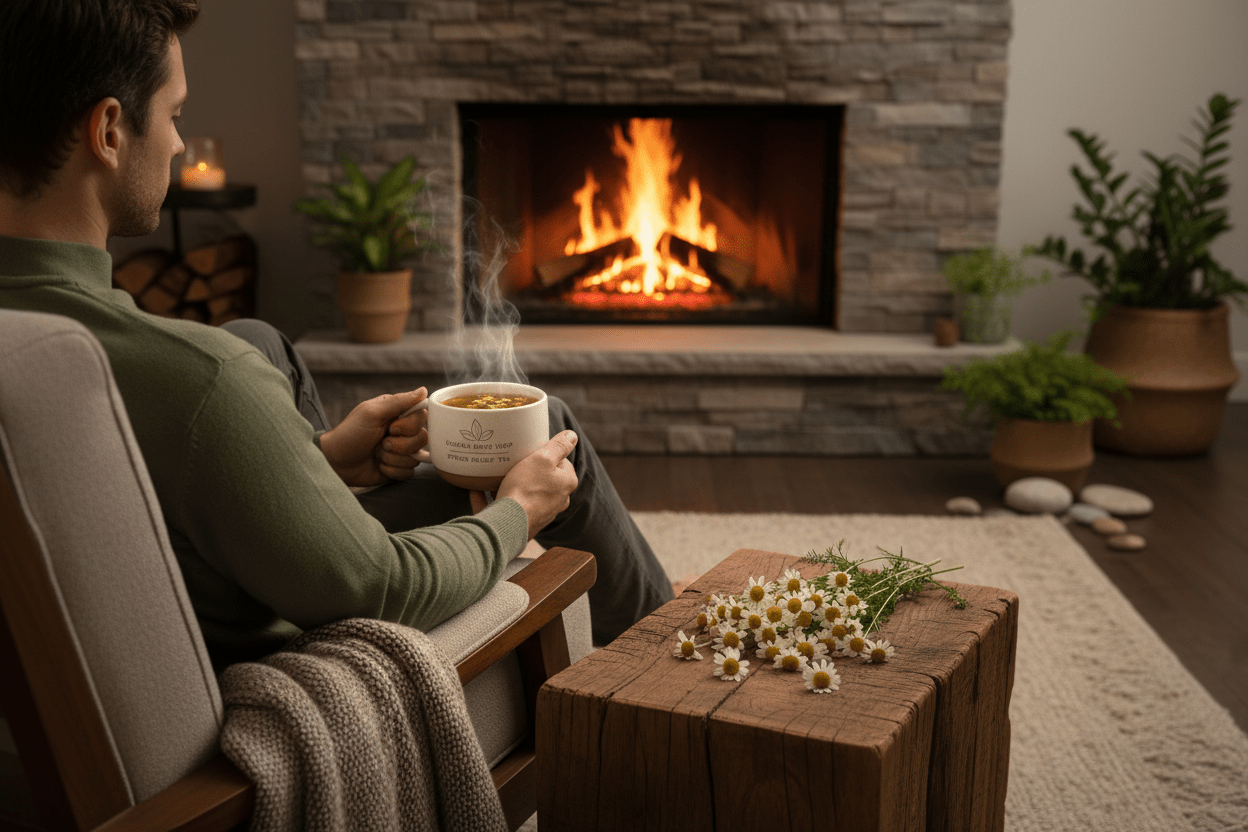 Stress Relief Tea. Nightime soothing tinture - Organic Body Shop