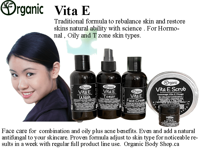 Vita E Face Cream. Citrus Balance for hormonal skin. - Organic Body Shop