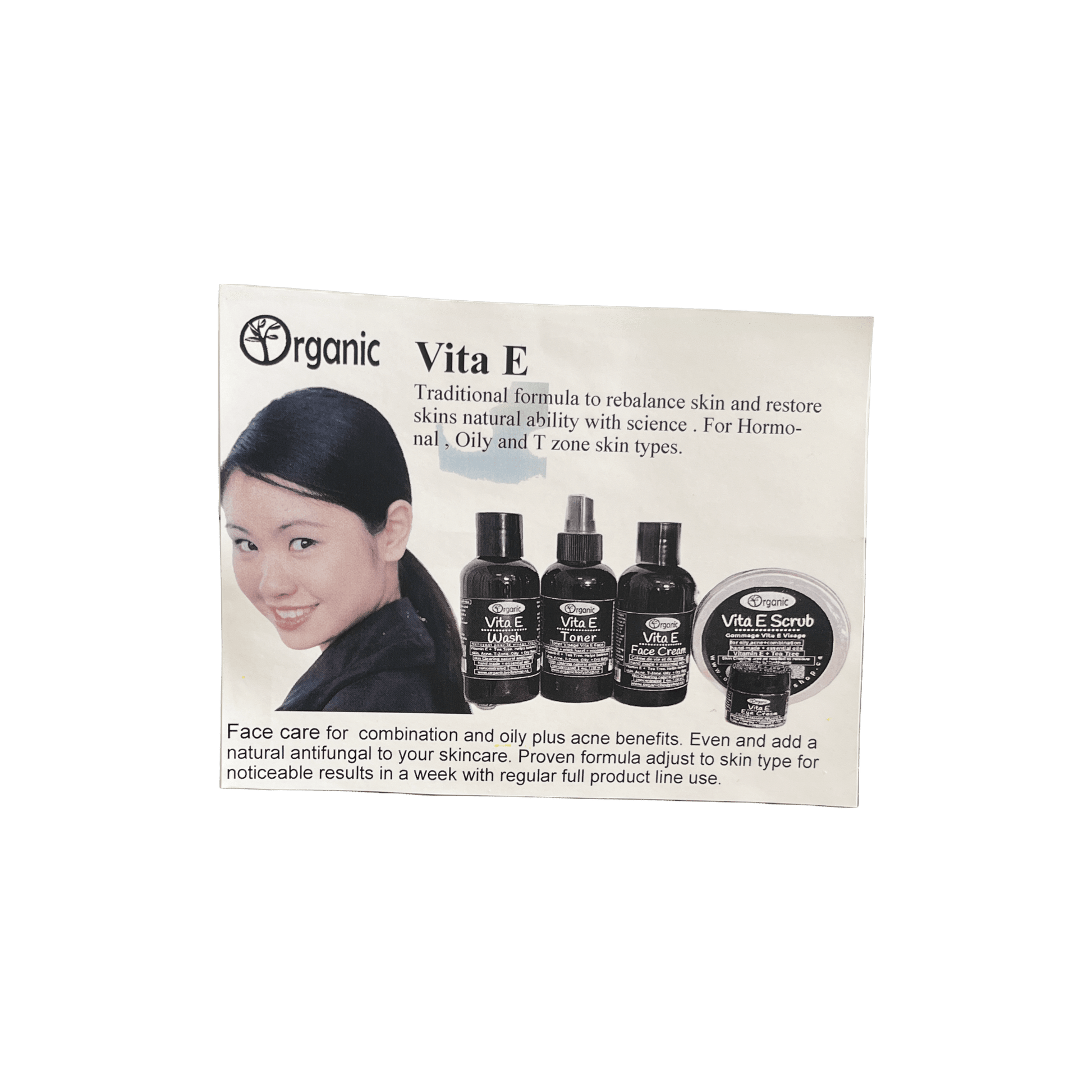 Vita E Face. Travel Kit for hormonal skin. - Organic Body Shop
