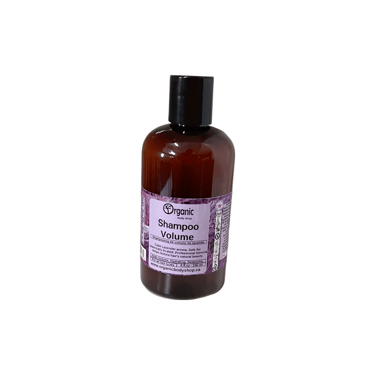 Volume Shampoo. Shine. Balance.Calm lavender.8oz - Organic Body Shop