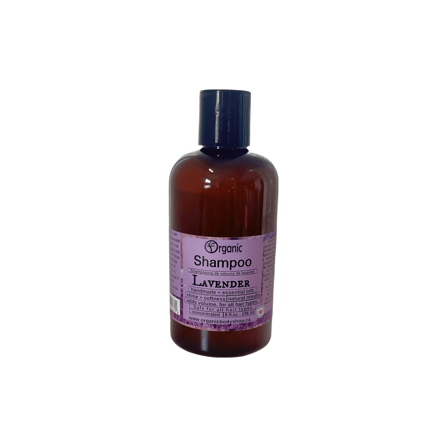 Volume Shampoo. Shine. Balance.Calm lavender.8oz - Organic Body Shop