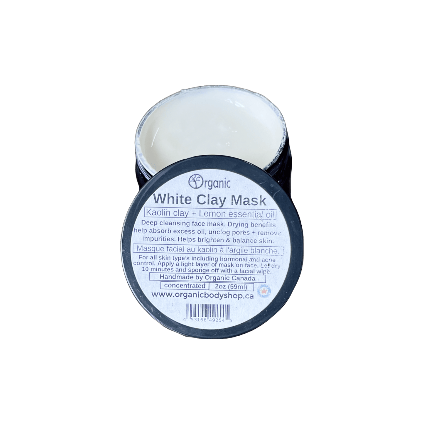 White Clay Mask. Kaolin Citrus face detox. - Organic Body Shop