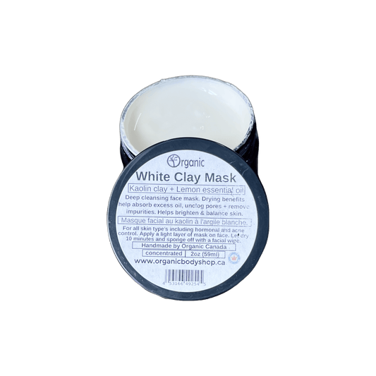 White Clay Mask. Kaolin Citrus face detox. - Organic Body Shop
